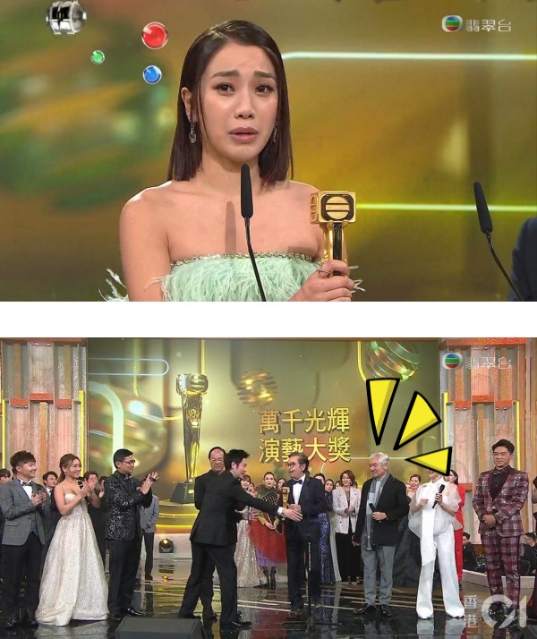 【万千星辉2021】视帝人选早内定？狄龙台下看儿子拿奖 旁人大喊“靠爸爸” 娱乐资讯 图3张