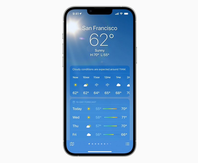 Tips I iPhone的Weather只能查天气？其实还可以做这4件事！ 更多热点 图1张