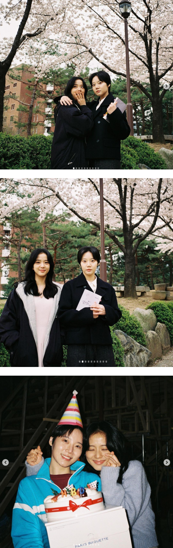 《雪滴花》金美秀29岁突然离世！Jisoo 晒亲密合照哀悼“去年还跟你一起庆生” 娱乐资讯 图3张