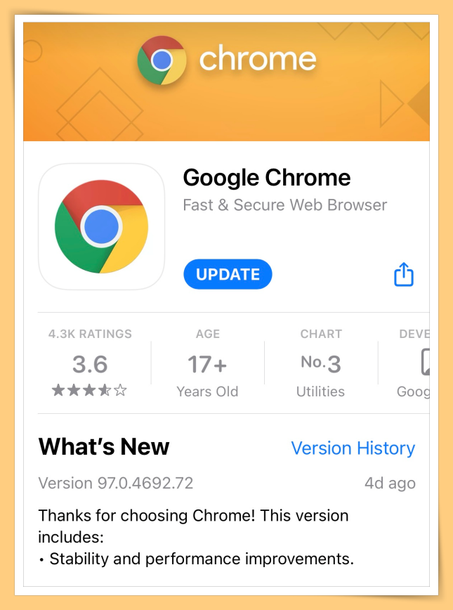 News I Chrome出现灾情！果粉更新后出现当机！ 更多热点 图2张