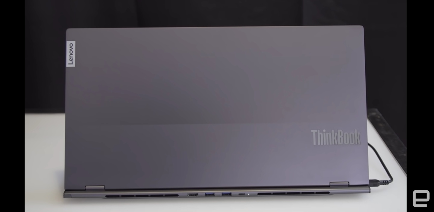 外型太特别！Lenovo 推出‘ ThinkBook Plus Gen3 ’键盘区右侧加了一块 8 吋萤幕 笔电变得好长？ 数码科技 图3张