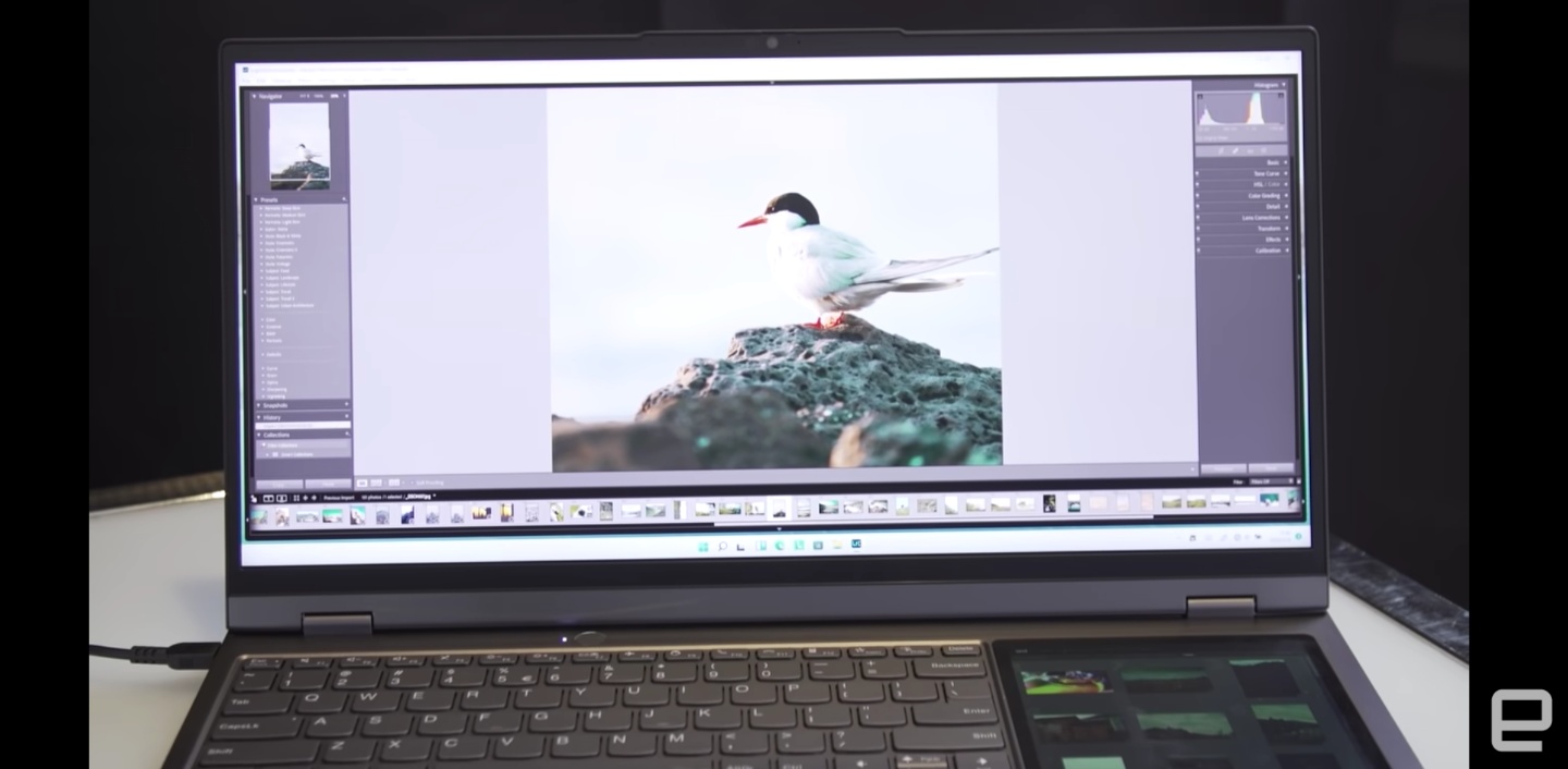 外型太特别！Lenovo 推出‘ ThinkBook Plus Gen3 ’键盘区右侧加了一块 8 吋萤幕 笔电变得好长？ 数码科技 图4张