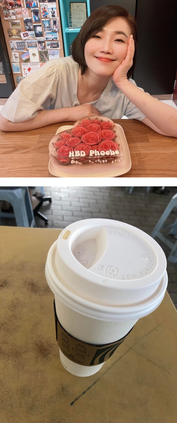 带未喝完的Starbucks进茶餐室用餐！ 菲比遭小贩痛骂：不知羞耻 娱乐资讯 图1张