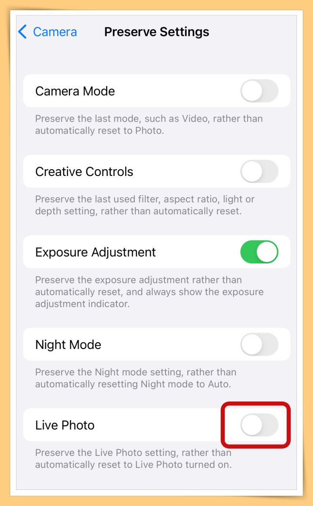 Tips I 拍照常用到动态效果? 教你3个步骤关闭Live Photo功能！ 更多热点 图4张