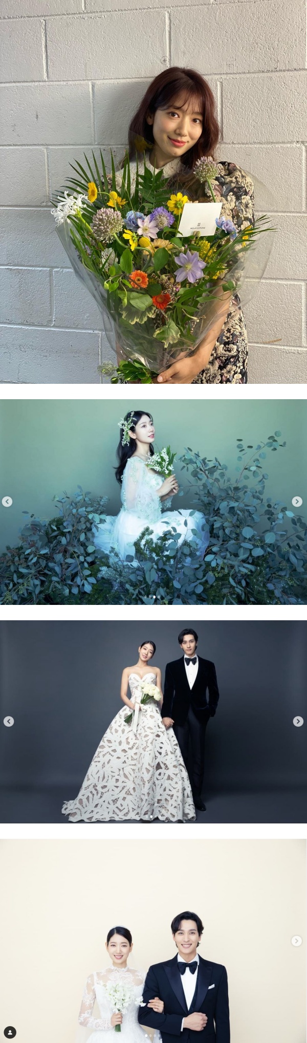 新晋人妻朴信惠晒韩服婚照难掩孕味！首发声：感谢所有祝福 娱乐资讯 图1张
