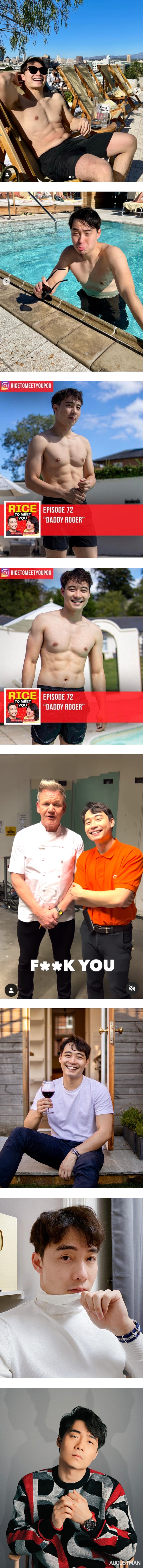 Uncle Roger超有料！赤裸上身冰格腹肌排排站 娱乐资讯 图3张