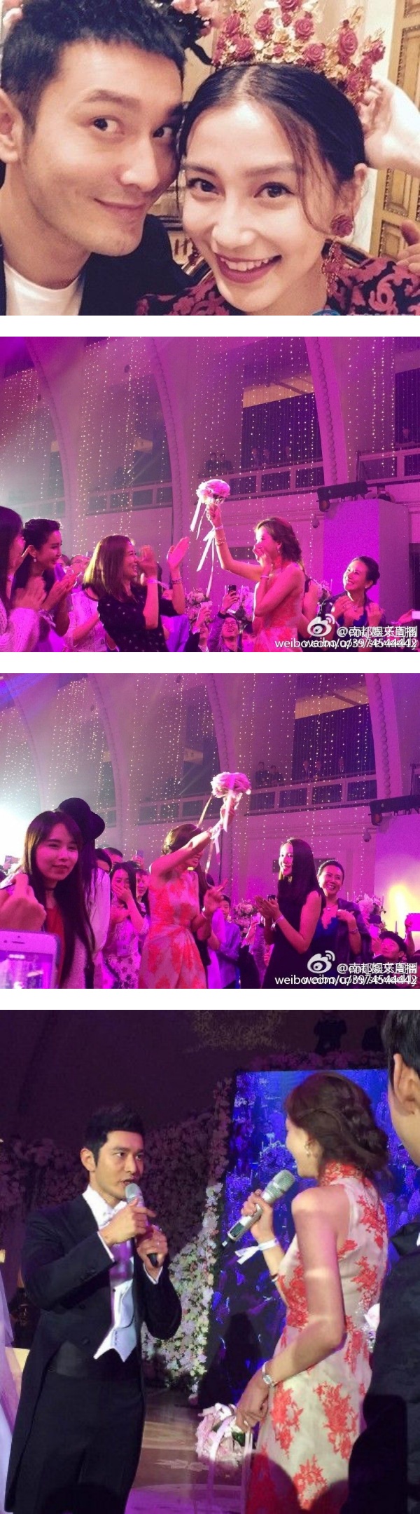 回顾AH世纪婚礼…娱乐圈5大女神曾有份抢Angelababy捧花！林志玲、林心如和她结婚了 娱乐资讯 图2张