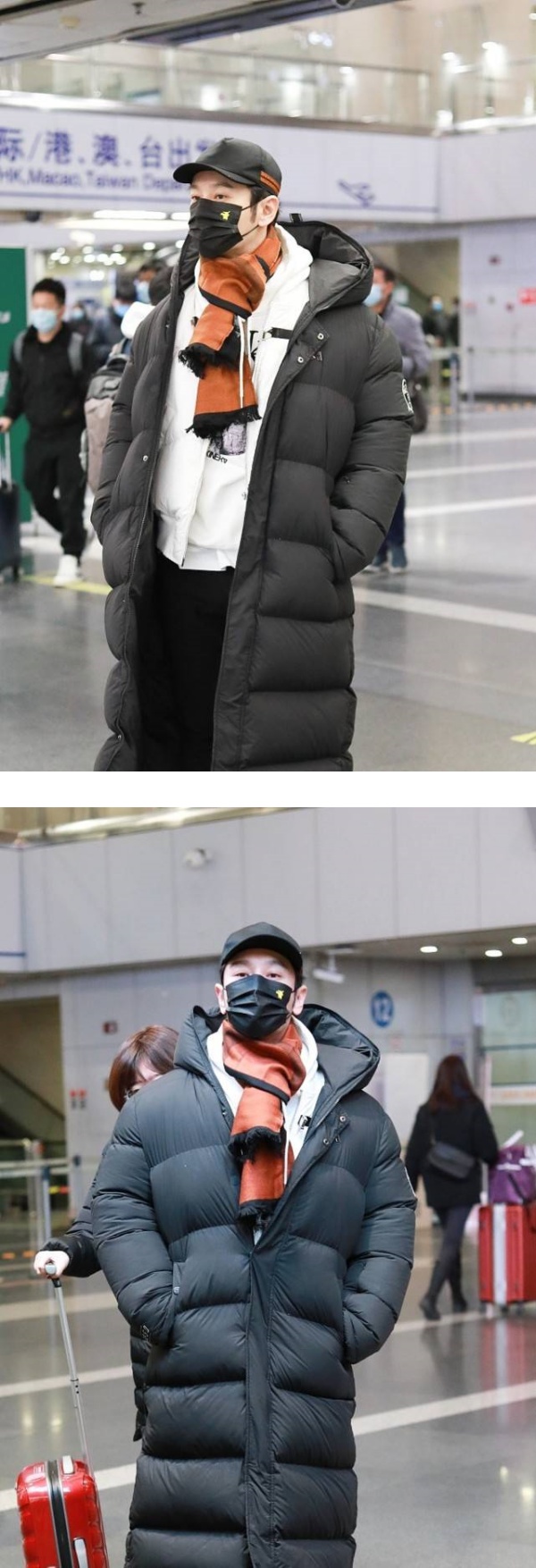 黄晓明离婚后首现身！不穿Angelababy同款羽绒服了 娱乐资讯 图1张