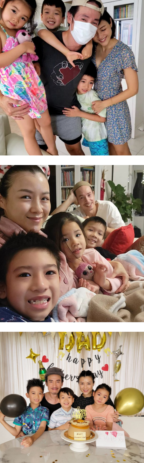 防疫意识超高！陈豪在家坚持戴口罩...饭桌前、陪孩子玩也不脱下！ 娱乐资讯 图3张