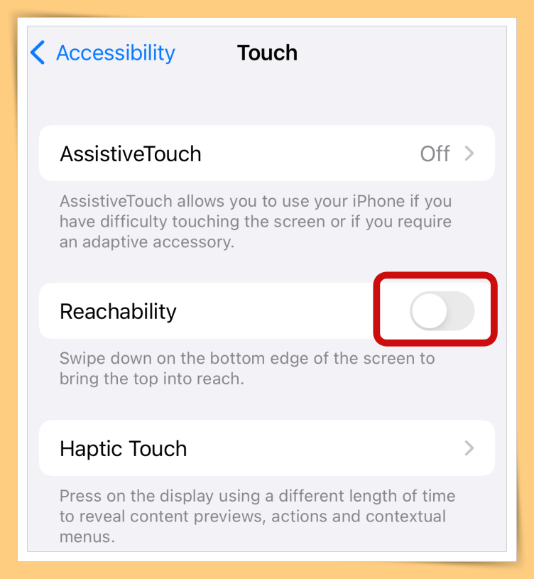 Tips I 不喜欢iPhone烦人半屏！教你3个步骤关闭它！ 更多热点 图4张