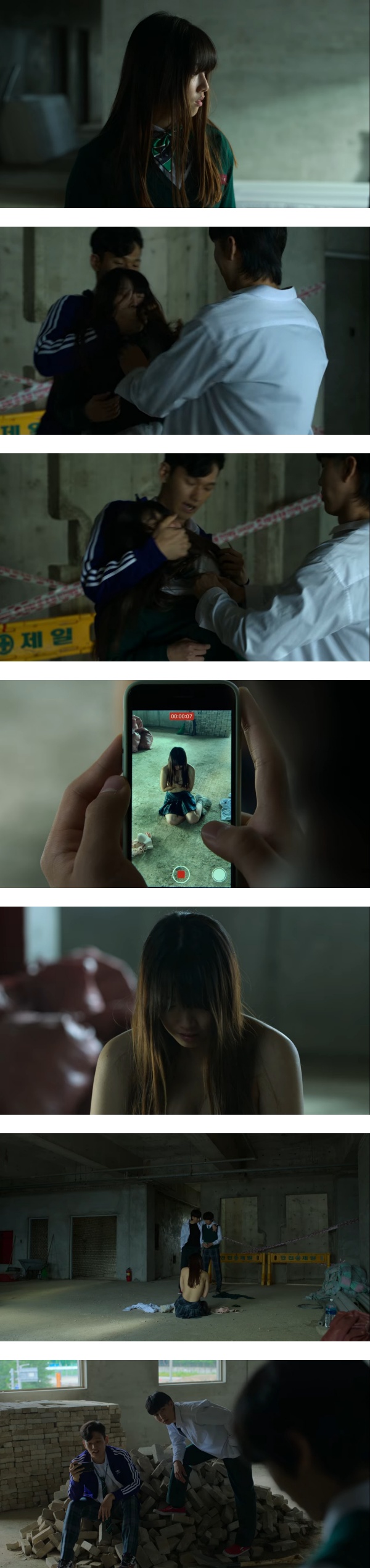 《僵尸校园》首集献大尺度场景！女学生惨遭霸凌…被脱去校服场景挨轰！ 娱乐资讯 图3张