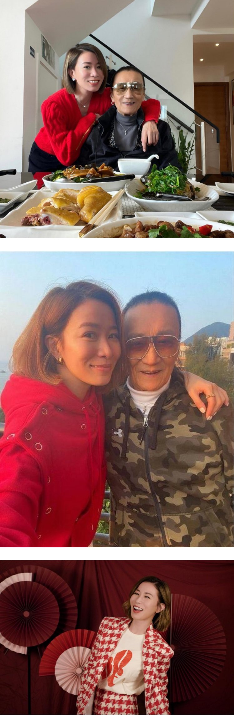 85岁谢贤曾被爆“像在等死”！佘诗曼晒拜年合照...曝光他真实状态 娱乐资讯 图2张