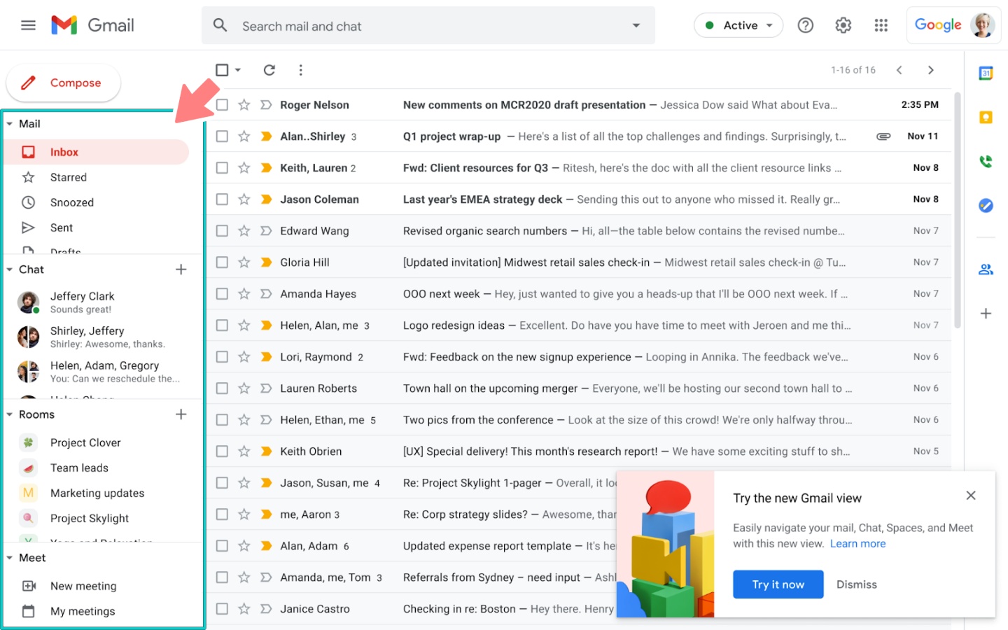 Gmail 网页版推出更新！新增功能列表 让介面变得更简洁 数码科技 图2张