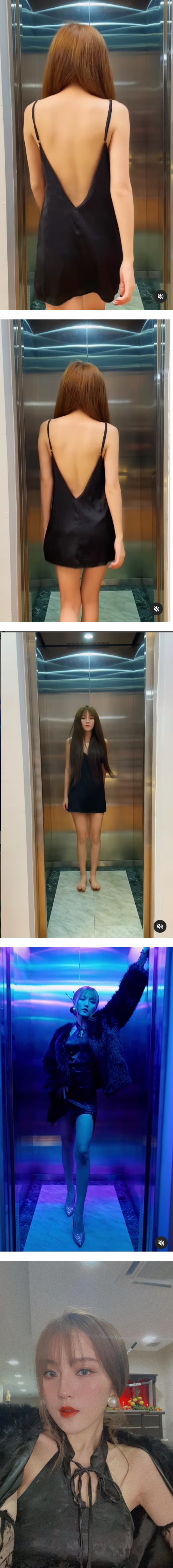 韩晓嗳穿睡衣出镜！ 深V镂空开衩直逼臀部...火辣指数爆表 娱乐资讯 图2张