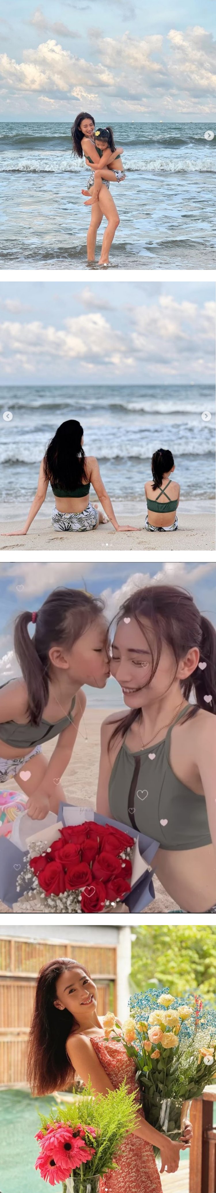 林明祯姐姐晒母女泳装照！ 身材超火辣...完全不像32岁孩子妈 娱乐资讯 图2张