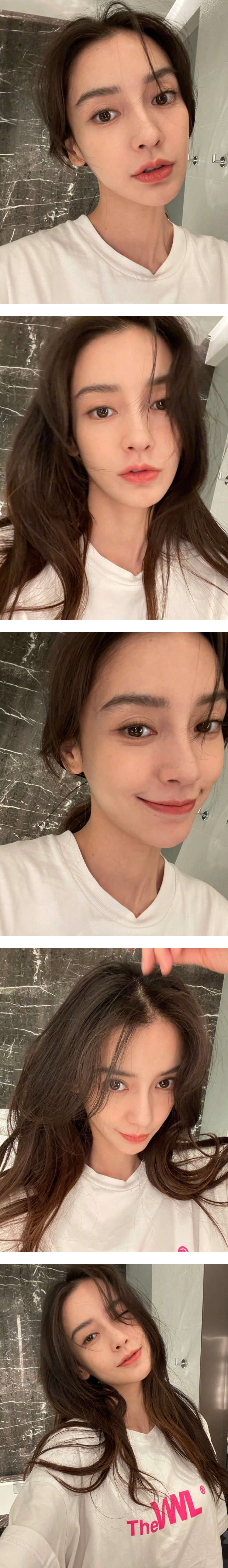 Angelababy晒无滤镜原相机自拍！ 眼角细纹爬出...泄真实颜值 娱乐资讯 图2张