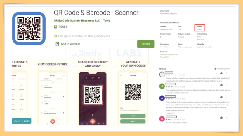 News I 不想手机账号密码全被盗！赶紧删除这款QR扫码App！ 更多热点 图2张