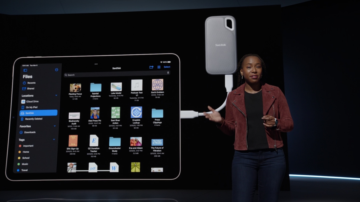 苹果 iPad Air 5 亮相！搭载 M1 晶片、支援 5G，还加入了‘ 人物居中 ’功能 最低售价 17,900 元起 数码科技 图7张