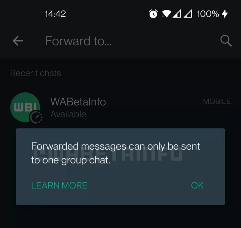 News I 防止散播假消息！WhatsApp新功能：只允许用户转发信息给一个群组！ 更多热点 图2张