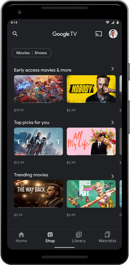 Google Play 影音服务正式转移！挑选、租借电影、付款将全在 Google TV 上搞定 数码科技 图2张