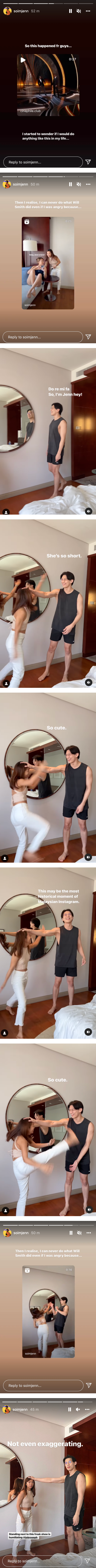 马来西亚YouTuber Jenn Chia 神模仿Will Smith 揍人事件！竟拿自己身高自嘲 娱乐资讯 图2张