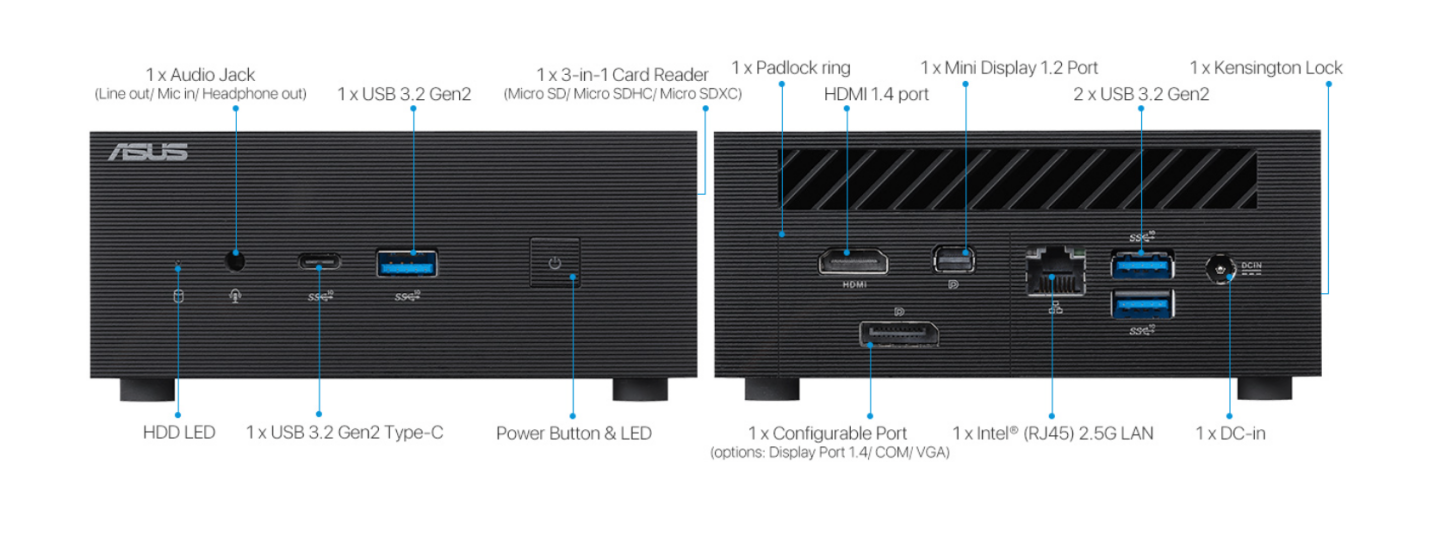 ASUS 迷你桌机 Mini PC PN63-S1 登场！轻巧机身但五脏俱全，售价 19,900 元起 数码科技 图4张