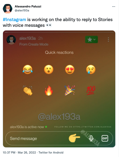 懒得打字也可以回？Instagram 正测试在限动加入‘ 语音讯息 ’回复功能 数码科技 图3张