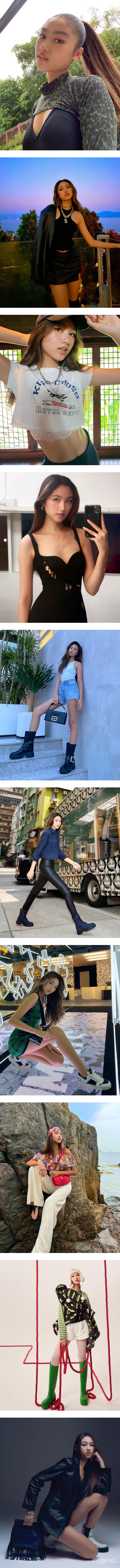 任达华18岁女儿身高180CM！玩下衣失守晒110CM长腿 娱乐资讯 图2张