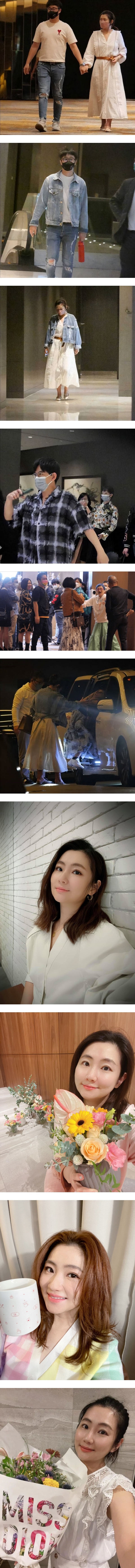 Selina和男友出席生日趴变连体婴！和任爸、任妈相处融洽 娱乐资讯 图2张