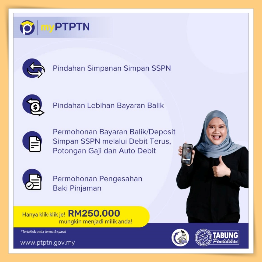 Tips I 忘了PTPTN还欠多少钱？用myPTPTN App来查余额还可以处理这些事！ 更多热点 图2张