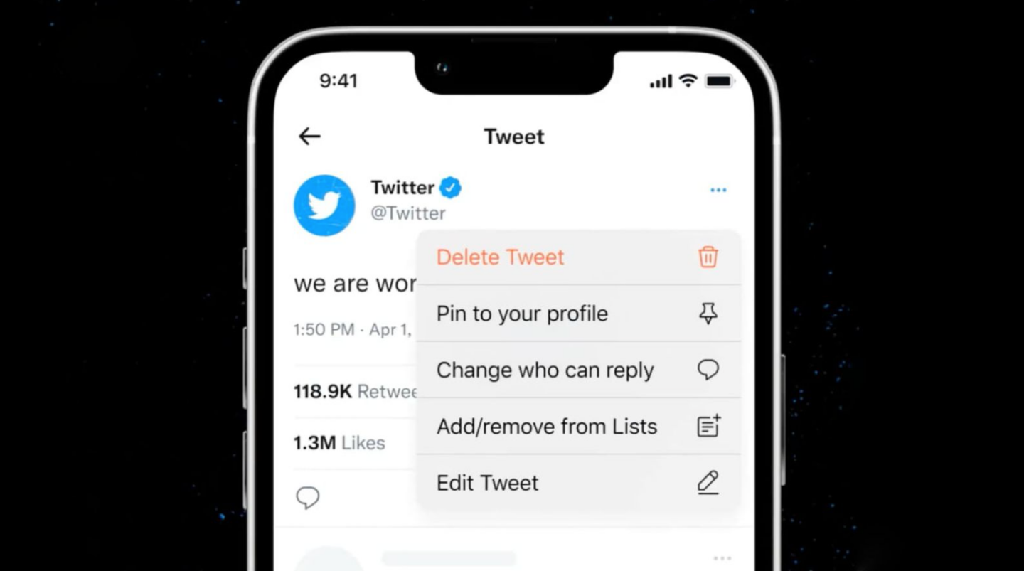 Twitter 要进入有‘ 编辑键 ’的时代了？官方证实未来将给 Twitter Blue 用户抢先试用 数码科技 图1张