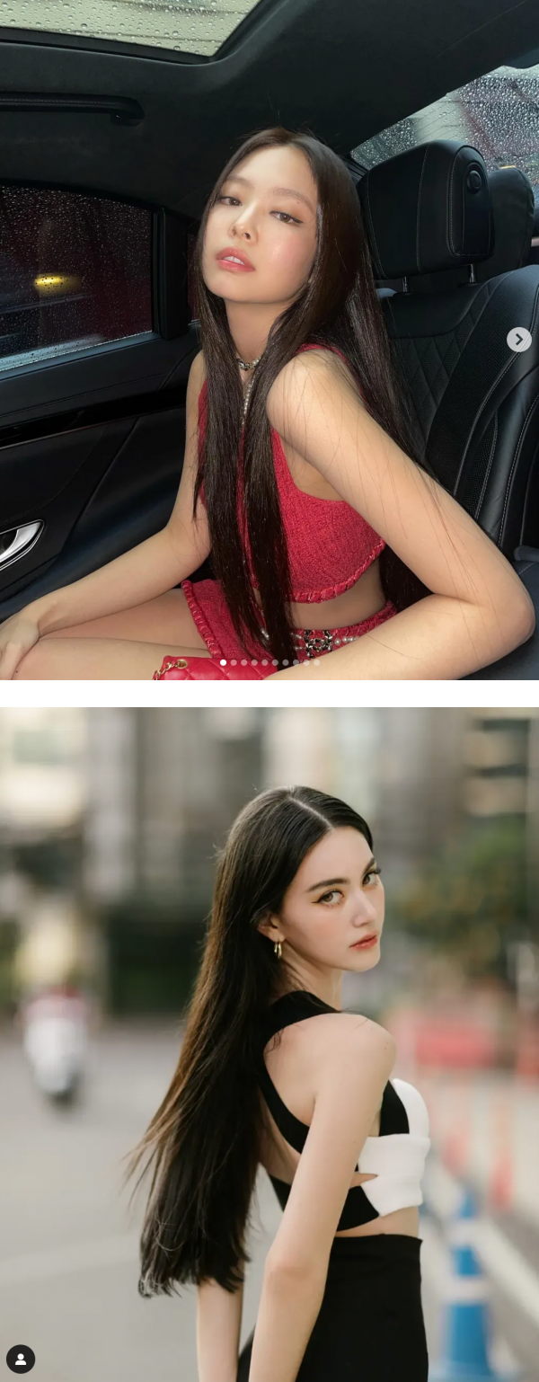 BLACKPINK Jennie 与“泰国第一女神”Davika 撞衣！她竟然输了？ 娱乐资讯 图1张