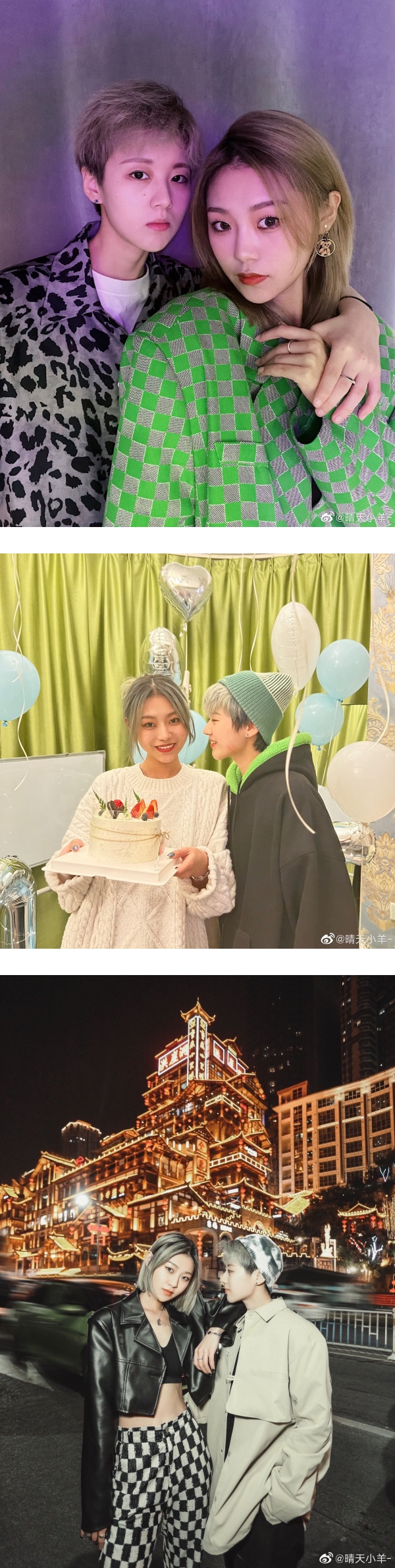 5对抖音网红女女情侣！酷姐+甜妹组合超好磕 娱乐资讯 图4张