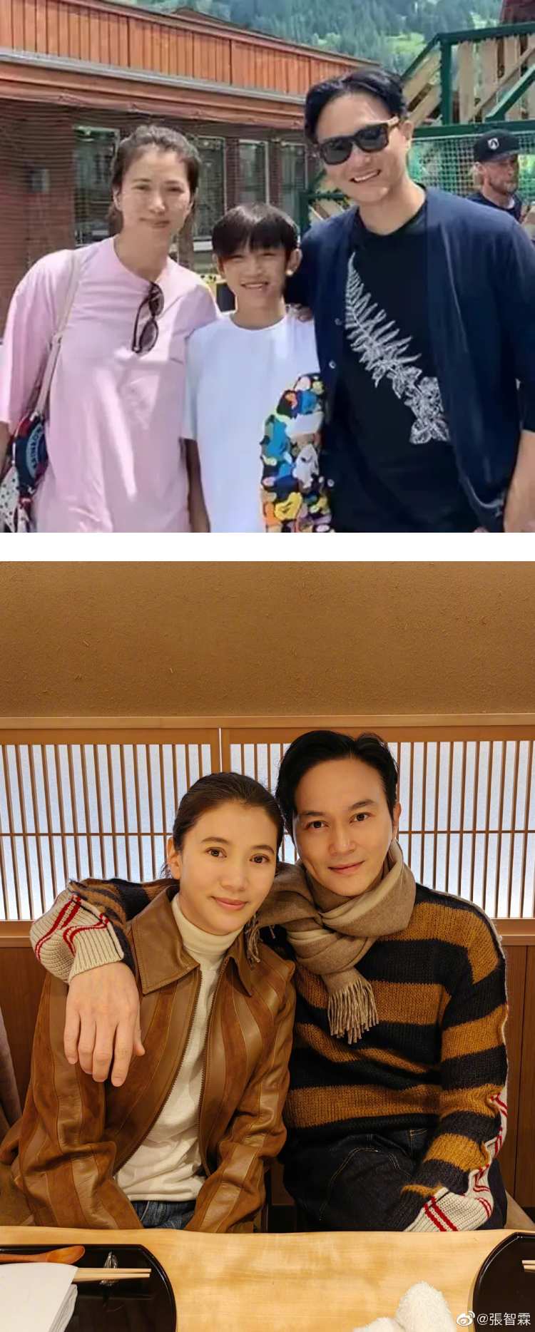 张智霖、袁咏仪逛街被偶遇！ 15岁魔童身高直逼180CM 娱乐资讯 图1张