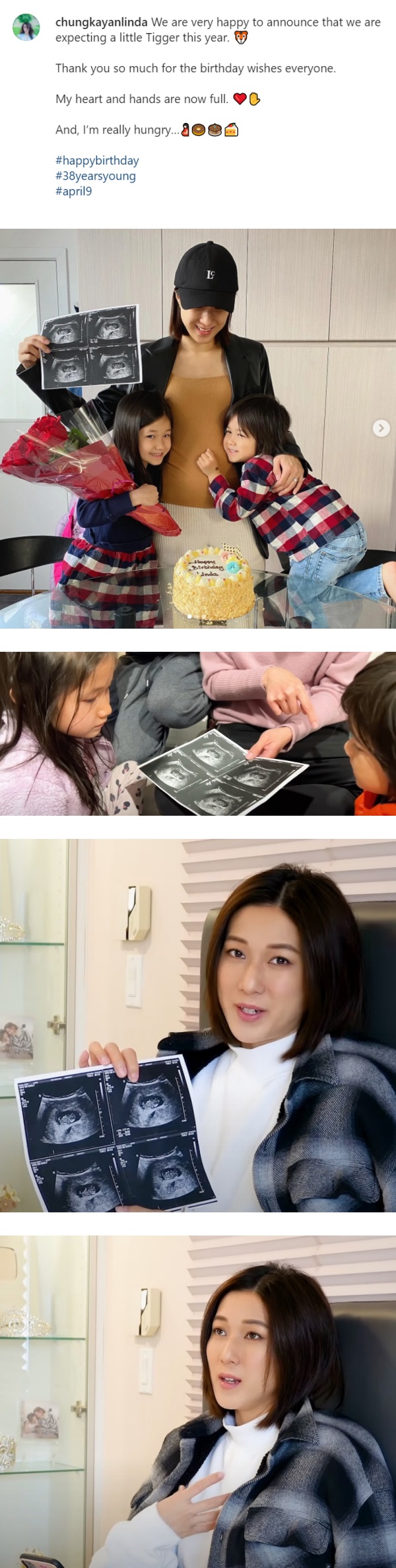 钟嘉欣怀第三胎情绪变化大！会突然害怕、夜里睡不着 娱乐资讯 图1张