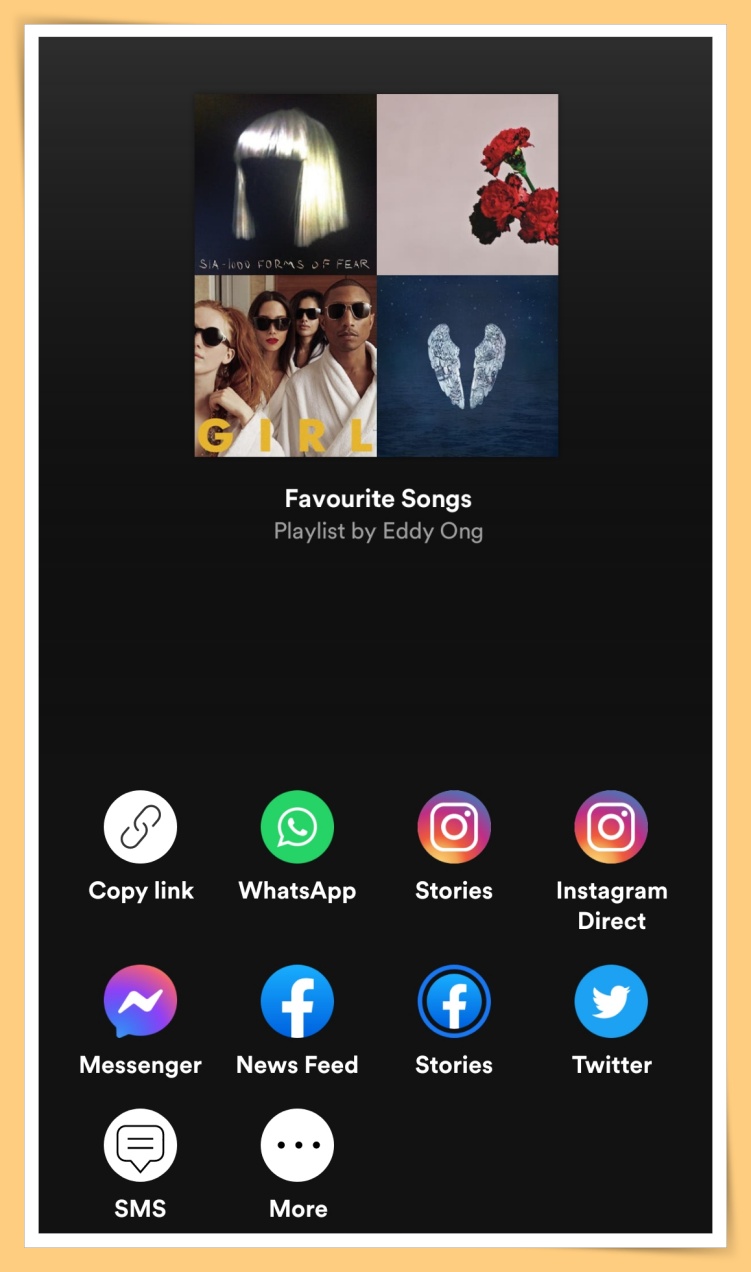 Tips I 想分享好歌给闺蜜/情人？教你4个步骤分享Spotify歌单！ 更多热点 图7张