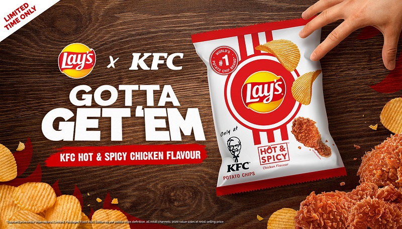 美食 I 不一样的薯片！Lay's推出限量KFC Hot & Spicy口味 好吃到吮手指！ 更多热点 图1张