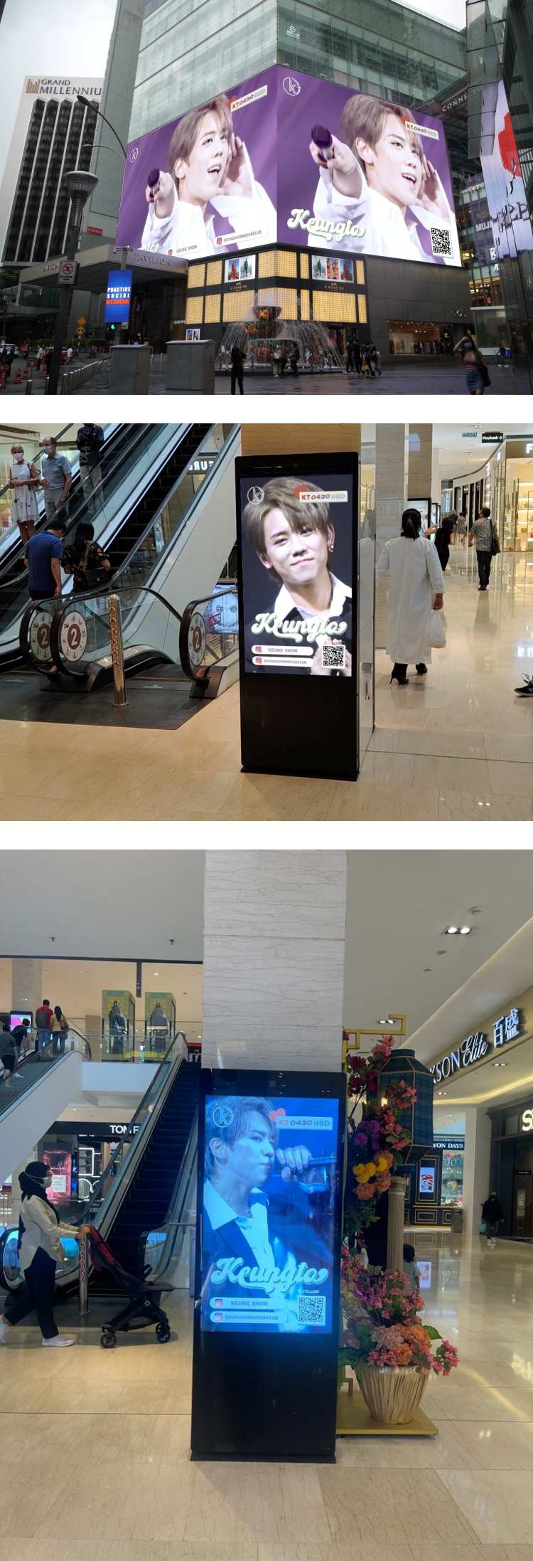 MIRROR姜涛23岁生日！ 马来西亚粉丝Pavilion办生日应援...50多名姜糖拍照打卡 娱乐资讯 图1张