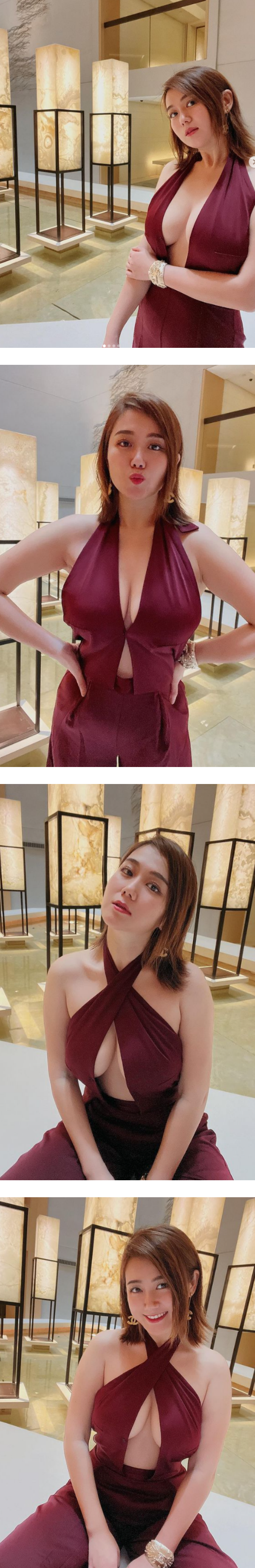“中门大开”装入镜！TVB女星要网友投选：喜欢哪一种穿法？ 娱乐资讯 图1张