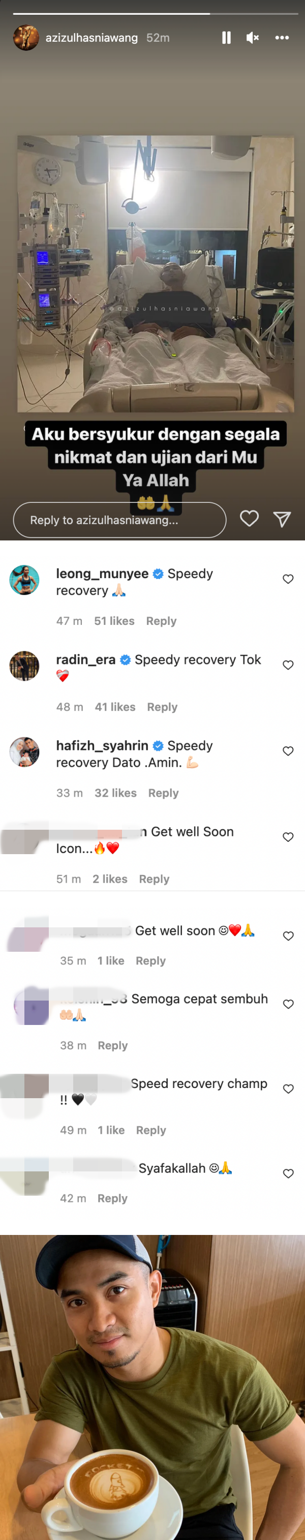马来西亚奥运银牌 Dato Azizulhasni Awang 开斋节前夕惊爆入院！憔悴模样曝光 娱乐资讯 图3张