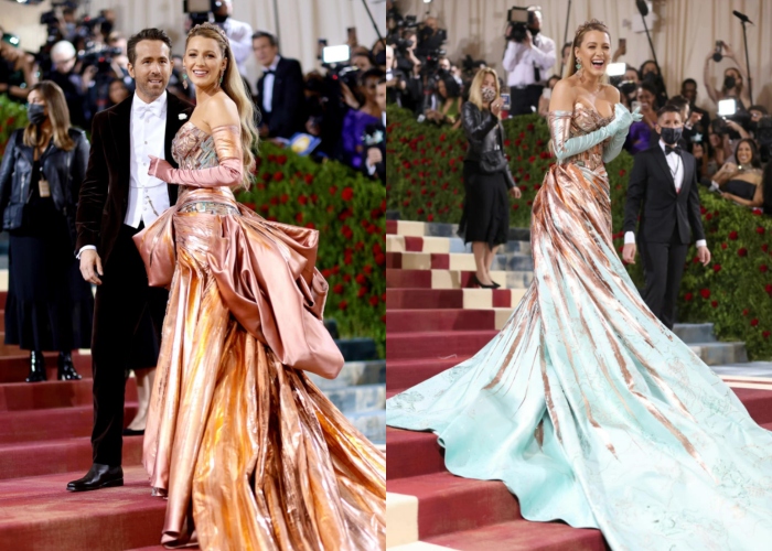 Style｜超模Cara大胆裸上身、丰臀金穿百万美金礼服亮相Met Gala！ 更多热点 图2张