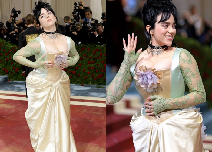 Style｜超模Cara大胆裸上身、丰臀金穿百万美金礼服亮相Met Gala！ 更多热点 图7张