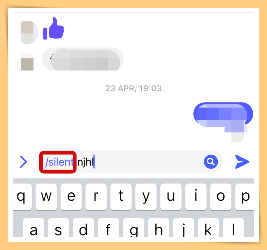 Tips I 想传送不通知不提醒的Message？Messenger只需输入这个符号即可！ 更多热点 图3张