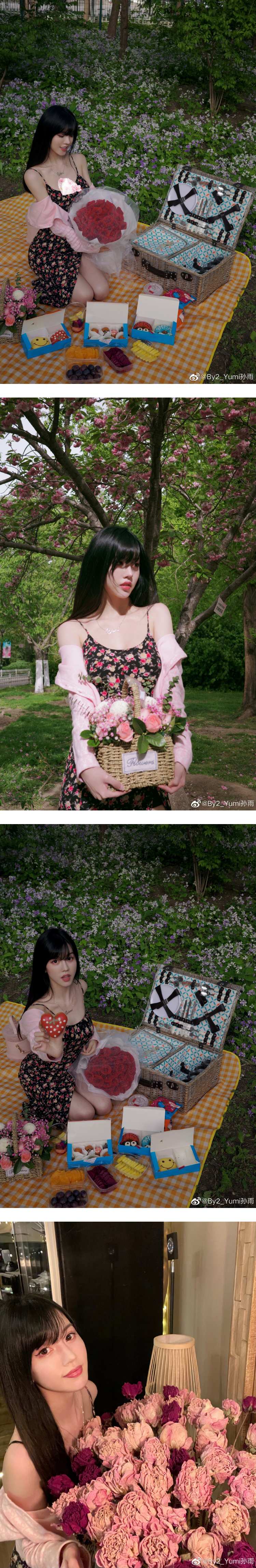 BY2 Yumi上下齐露！ 胸前疑走光 急P图遮羞 娱乐资讯 图2张