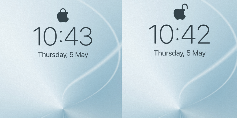 Tips I iPhone锁头图太过普普？教你一招秒变可爱苹果Logo锁！ 更多热点 图10张
