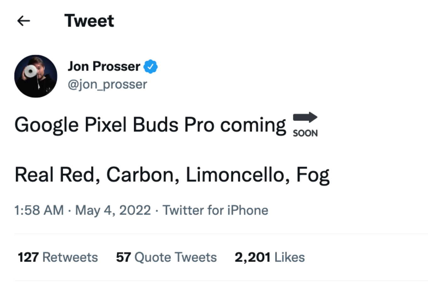 Google Pixel Buds Pro 要来了？Jon Prosser 爆料会推出四款新颜色 数码科技 图3张