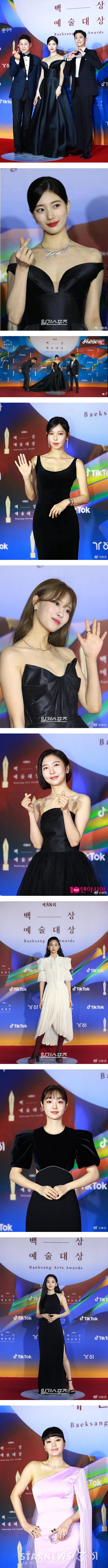 【百想2022红毯】金泰梨性感礼服秀小蛮腰！徐玄大尺度装硬撼允儿 娱乐资讯 图3张