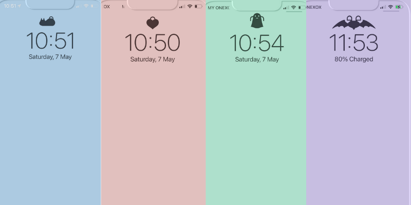 Tips I 想要iPhone来个不一样？教你换上爱心、猫咪和蝙蝠可爱锁！ 更多热点 图8张