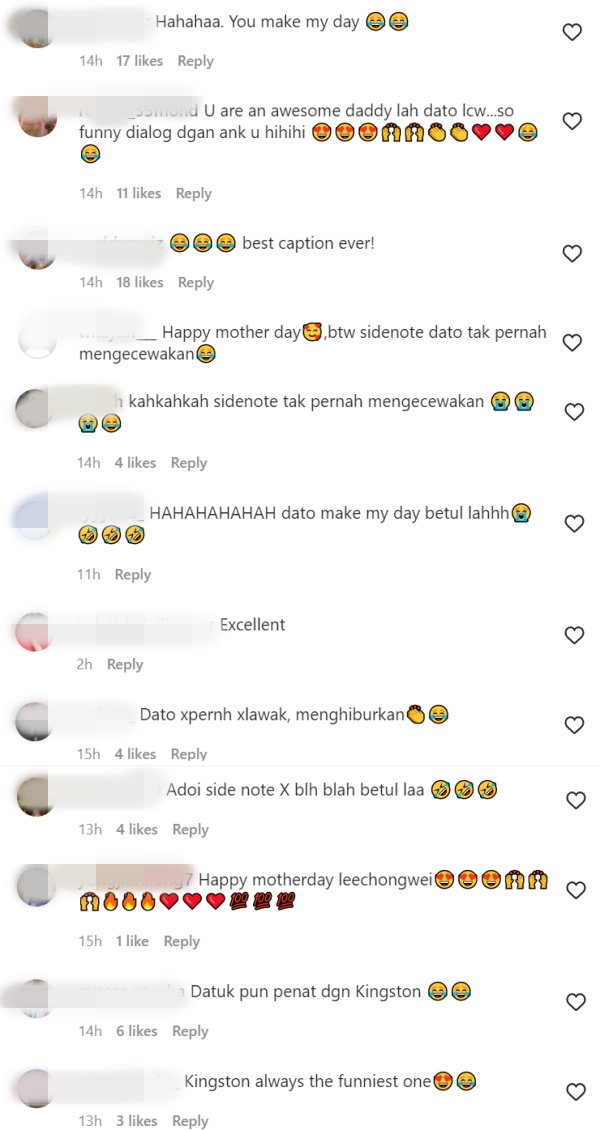 要儿子感激妈妈怀胎9月生下他们！李宗伟被反问：那你有什么贡献？ 娱乐资讯 图3张