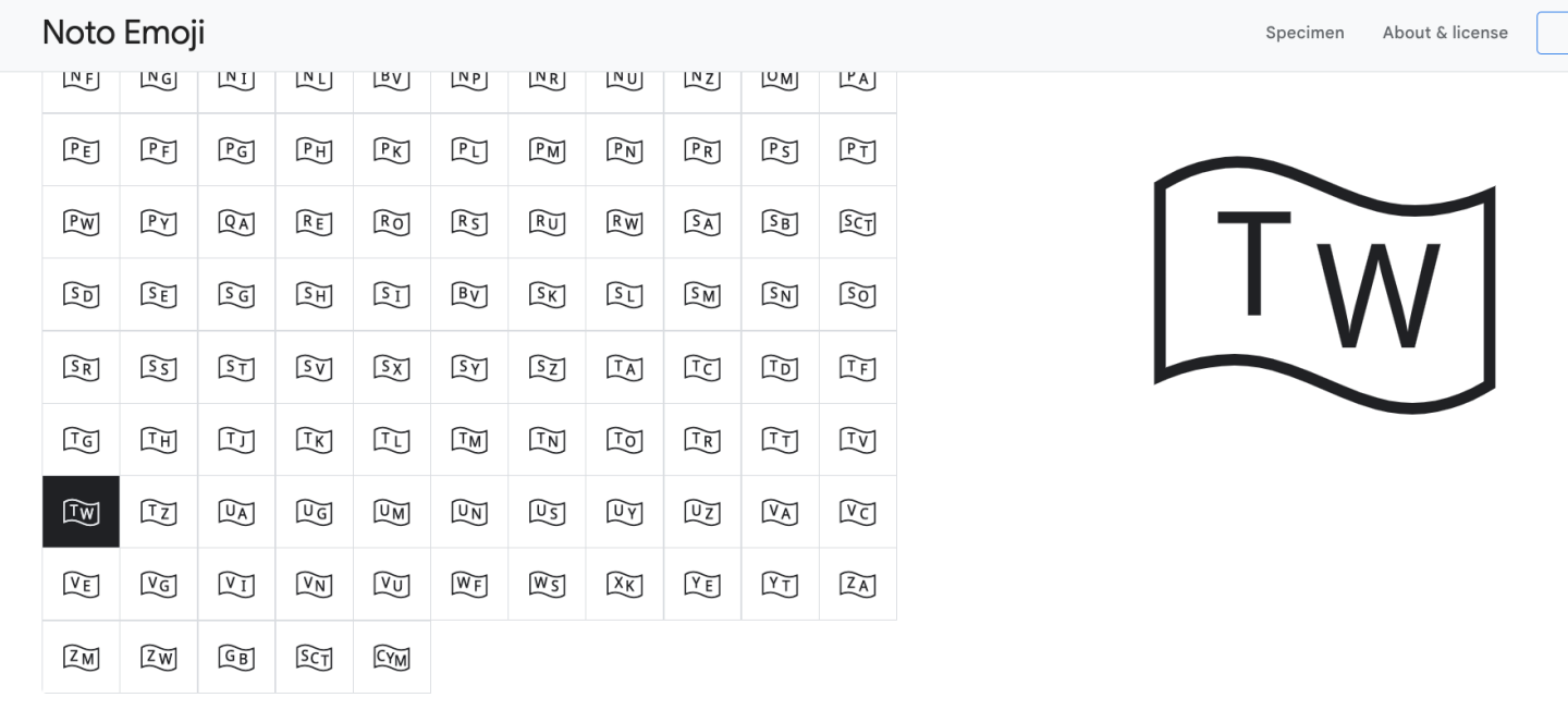 Google Fonts 推出全新‘ Noto Emoji ’！黑白线条设计超俐落 线上就能免费下载 数码科技 图2张